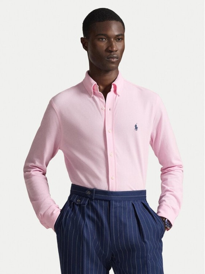 Polo Ralph Lauren Koszula 710654408101 Różowy Slim Fit