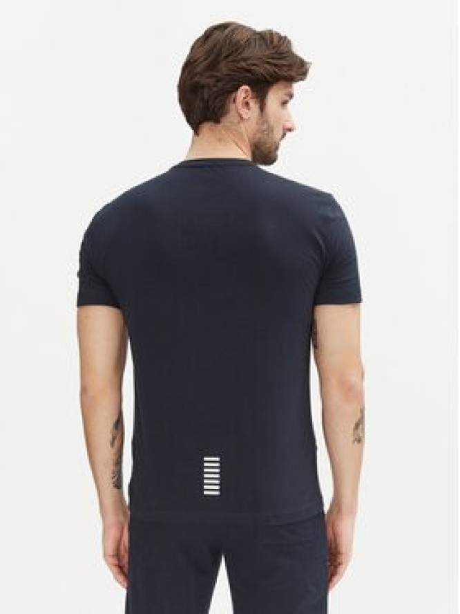 EA7 Emporio Armani T-Shirt 8NPT26 PJVQZ 1562 Granatowy Regular Fit