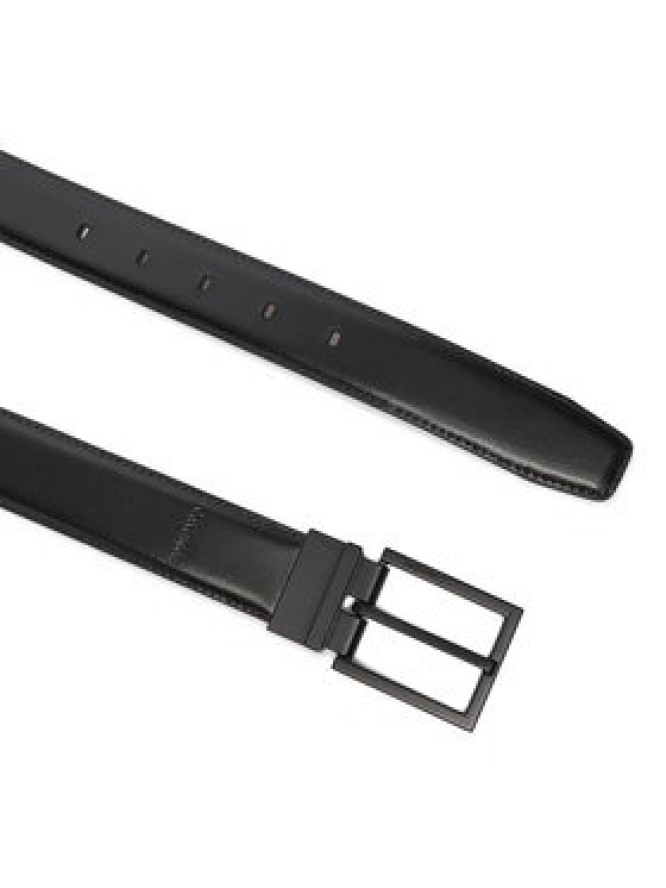 Calvin Klein Pasek Męski Square Buckle 32Mm Adj LV04D7026G Czarny