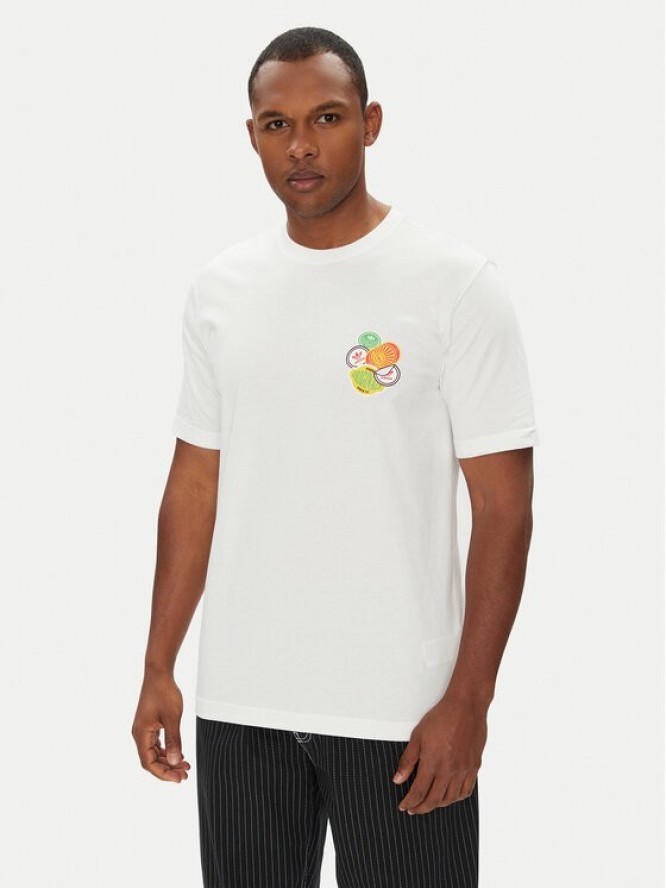 adidas T-Shirt Trefoil Series JW2975 Biały Loose Fit