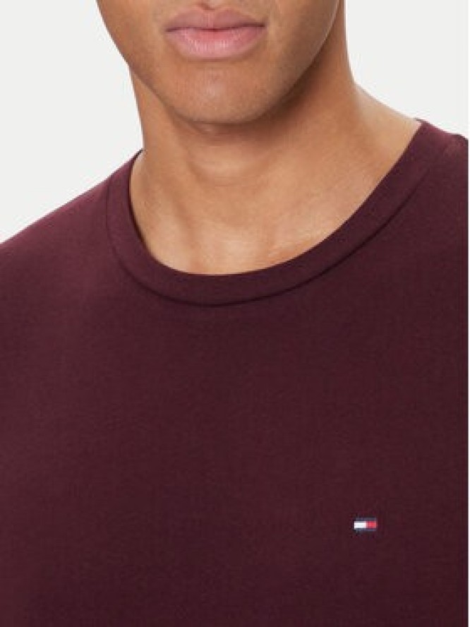 Tommy Hilfiger T-Shirt Ess Seasonal MW0MW39995 Bordowy Regular Fit