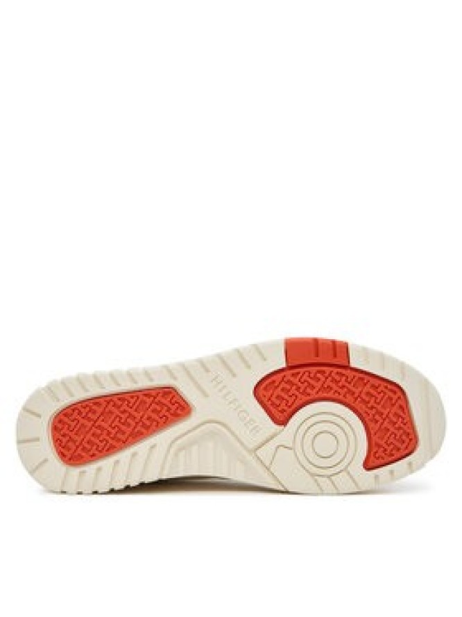 Tommy Hilfiger Sneakersy Th Basket Better Mix FM0FM05520 Écru