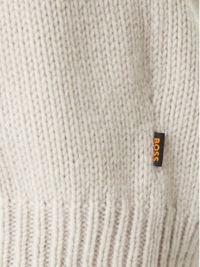 BOSS Sweter Karombo 50548686 Beżowy Regular Fit