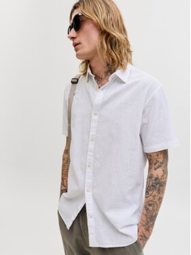 Jack & Jones Koszula Summer 12289160 Biały Regular Fit