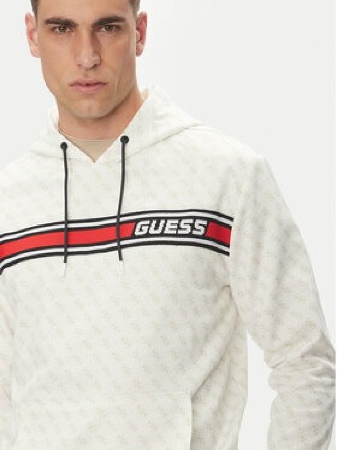 Guess Bluza New Korbin Z4BQ30 FL04Q Biały Regular Fit