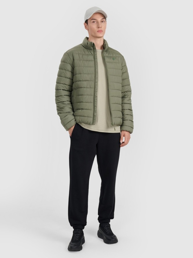 4F Kurtka puchowa z wypełnieniem syntetycznym męska - khaki L