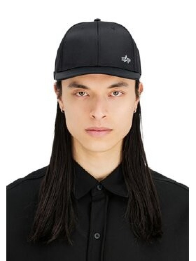 Alpha Industries Czapka z daszkiem Metal Label 156905 Czarny