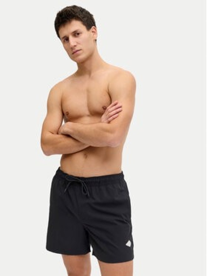 Jack & Jones Szorty kąpielowe Maui Tropic 12291385 Czarny Regular Fit