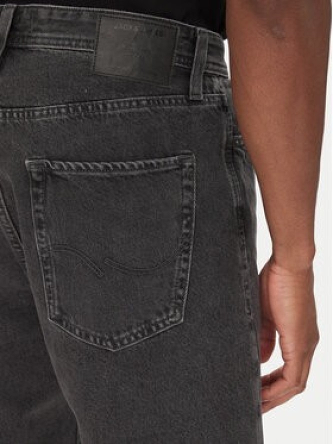 Jack & Jones Szorty jeansowe Alex 12269532 Czarny Baggy Fit