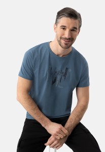 Bawełniana T-shirt z nadrukiem T-TURF