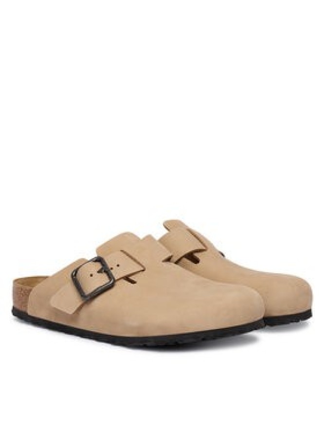Birkenstock Klapki Boston Wire Buckle 1031584 Beżowy