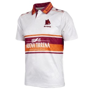Koszulka Piłkarska Retro - Dorosły - AS Roma 1994 - 95 Gość - Biały