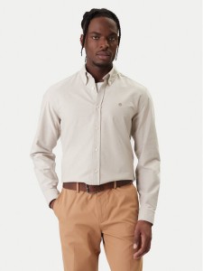 BOSS Koszula H-Liam 50555966 Beżowy Regular Fit