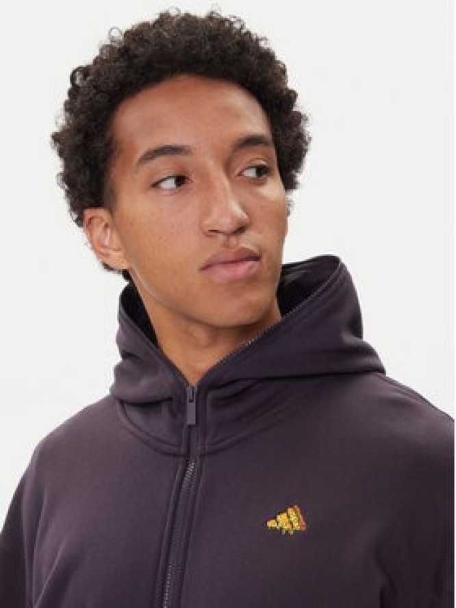 adidas Bluza Fortnite JV7961 Fioletowy Loose Fit