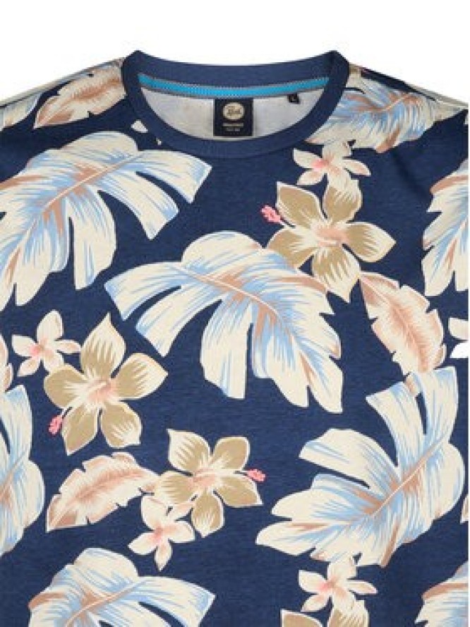 Petrol Industries T-Shirt M-1050-TSR655 Granatowy Regular Fit