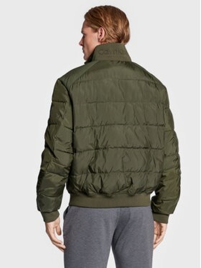 Calvin Klein Kurtka zimowa Mix Media Quilt K10K110331 Zielony Regular Fit
