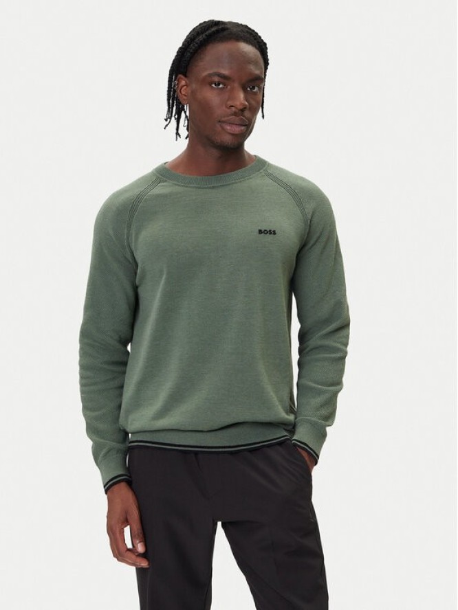 BOSS Sweter K_Zone CN 50541938 Zielony Regular Fit