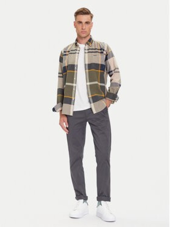 Barbour Koszula Dunoon MSH4980TN16 Zielony Regular Fit