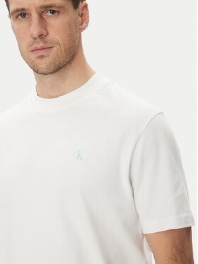 Calvin Klein Jeans T-Shirt Painted J30J327523 Biały Regular Fit