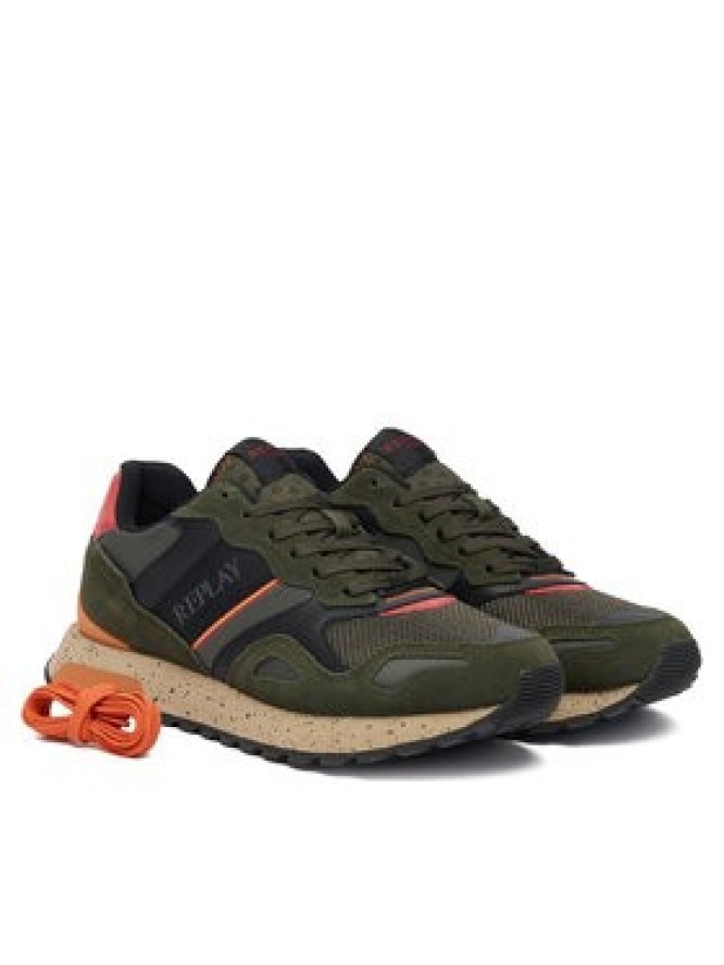 REPLAY Sneakersy GMSG6 .000.C0001T Zielony