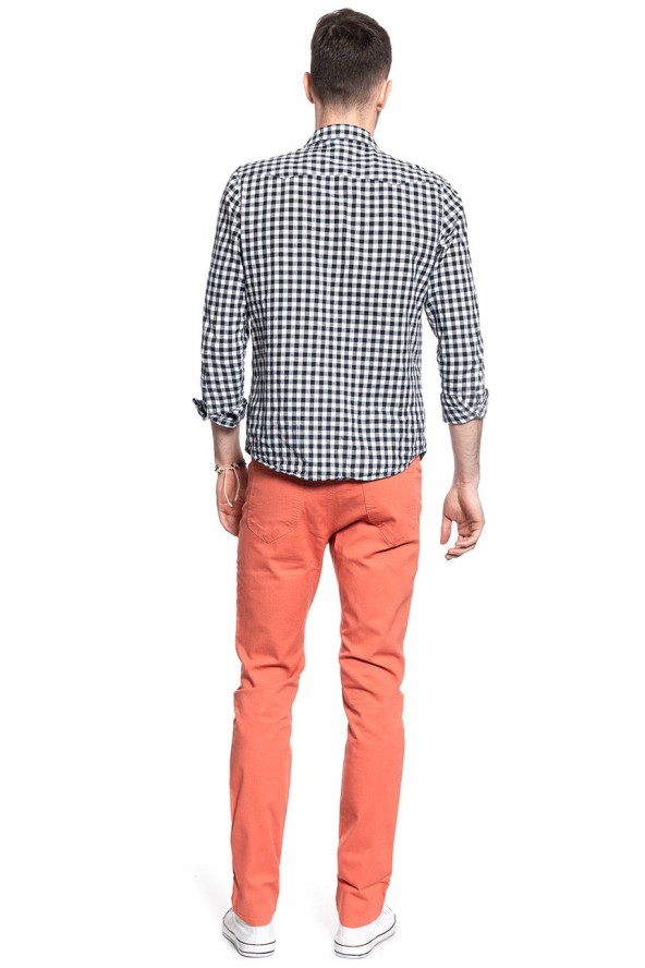 LEE RIDER MĘSKIE SPODNIE MATERIAŁOWE PAPRIKA L701LB22 112117566