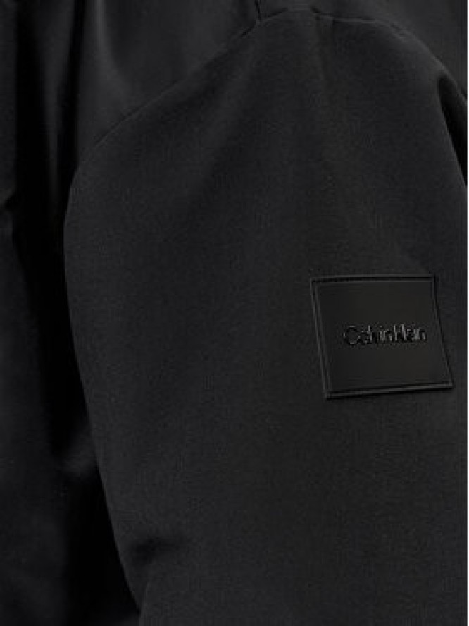 Calvin Klein Kurtka bomber Sateen K10K112370 Czarny Regular Fit