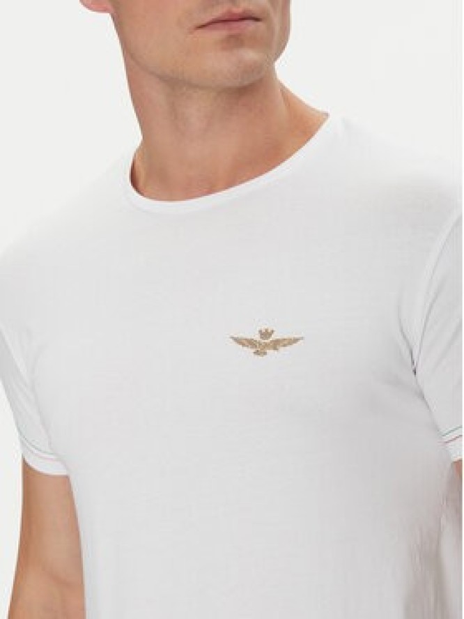 Aeronautica Militare T-Shirt AM1UTI003 Biały Regular Fit