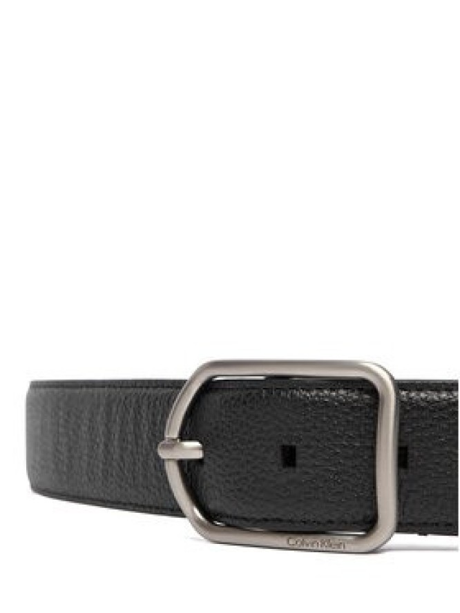 Calvin Klein Pasek Męski Round Buckle 35Mm LV04D7024G Czarny