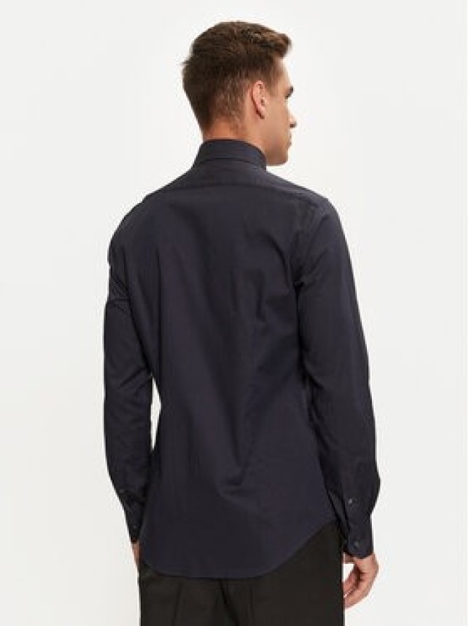 Michael Kors Koszula MK0DS01294 Granatowy Slim Fit