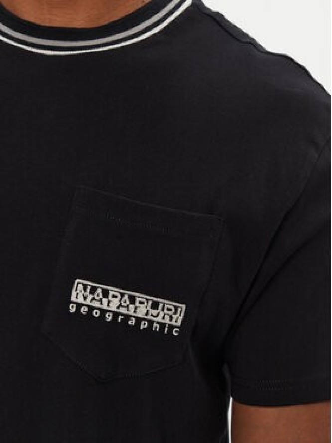 Napapijri T-Shirt S-Murlo NP0A4IEJ9411 Czarny Regular Fit