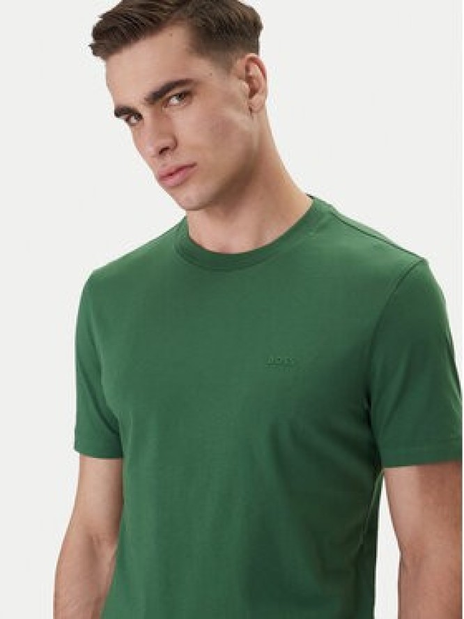 BOSS T-Shirt Thompson 01 50468347 Zielony Regular Fit