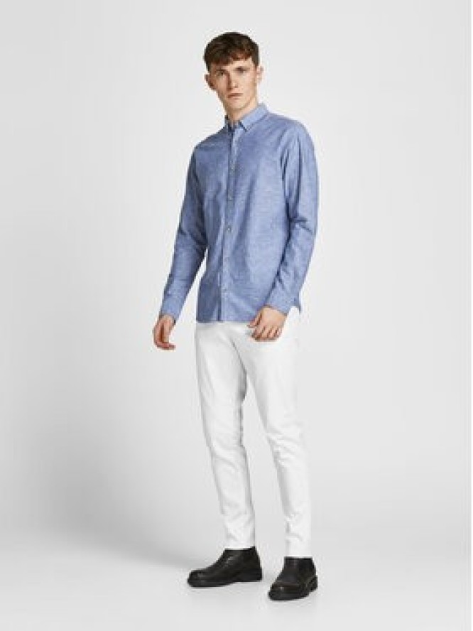 Jack & Jones Chinosy Marco 12150148 Biały Slim Fit