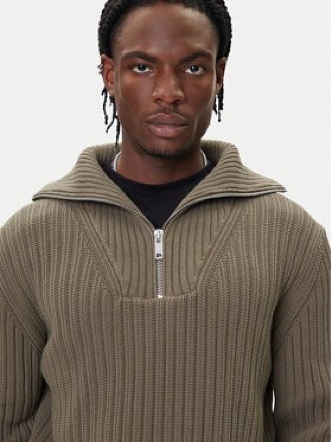 HUGO Sweter Srigg 50547002 Beżowy Relaxed Fit