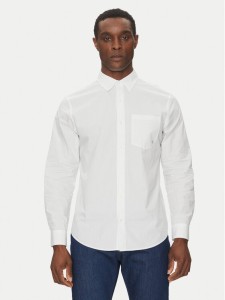 Calvin Klein Jeans Koszula LV040QM160 Biały Regular Fit