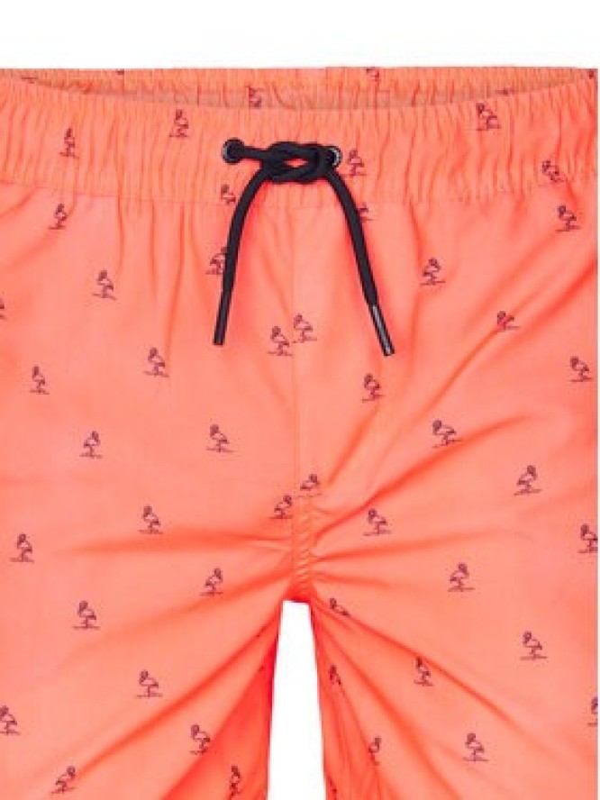 Petrol Industries Szorty kąpielowe M-1050-SWS951 Pomarańczowy Regular Fit