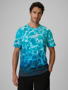 T-shirt relaxed z nadrukiem męski 4F 4FRSS26TTSHM3998