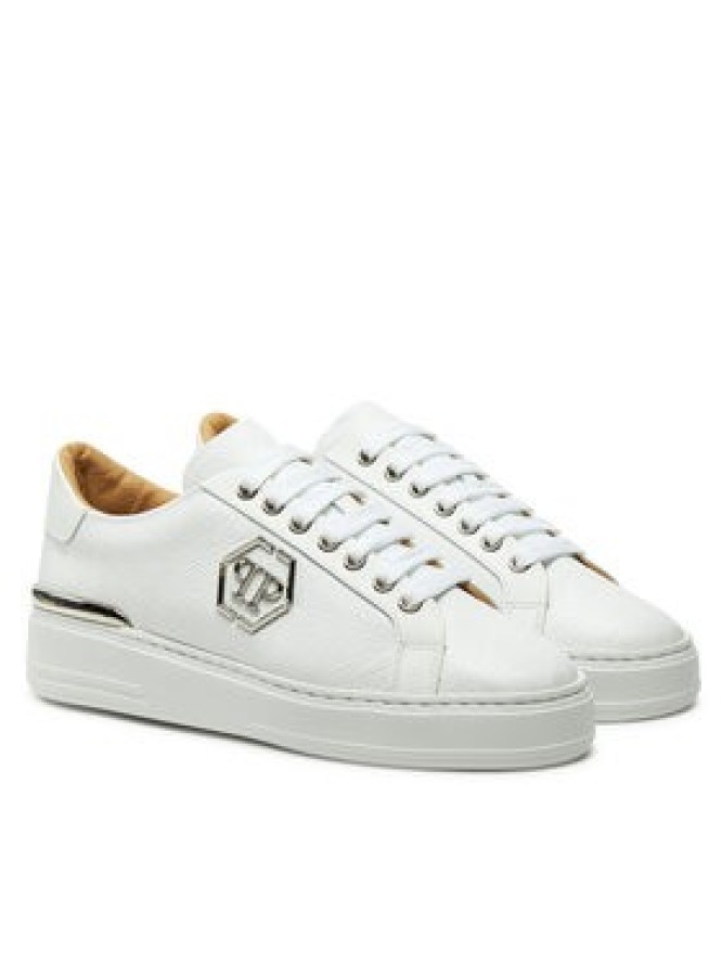 PHILIPP PLEIN Sneakersy AADS USC0665 PLE010N Biały