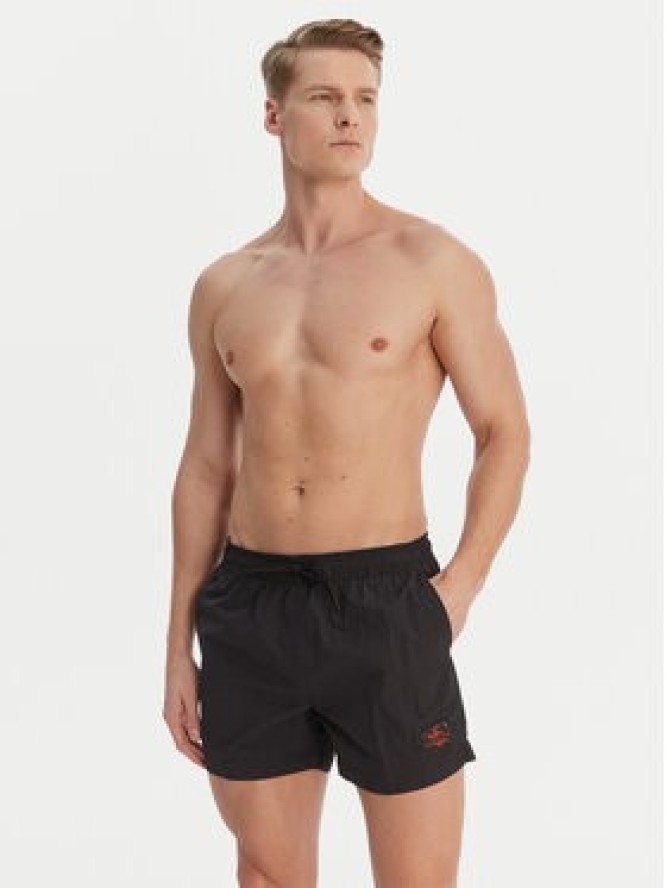 HUGO Szorty kąpielowe Dominica 50493450 Czarny Regular Fit
