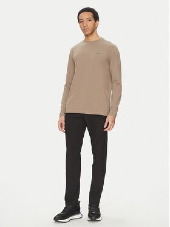 BOSS Longsleeve 50506365 Beżowy Regular Fit