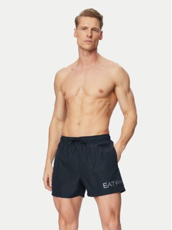 EA7 Emporio Armani Szorty kąpielowe 7M002000 AF13049 MC026 Czarny Regular Fit