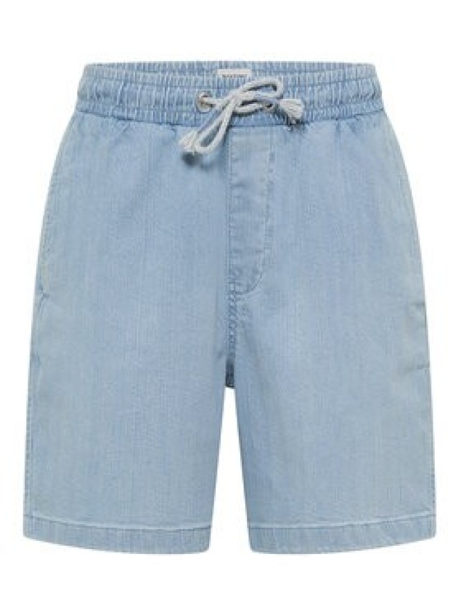 Mustang Szorty jeansowe Prague 1016652 Niebieski Loose Fit