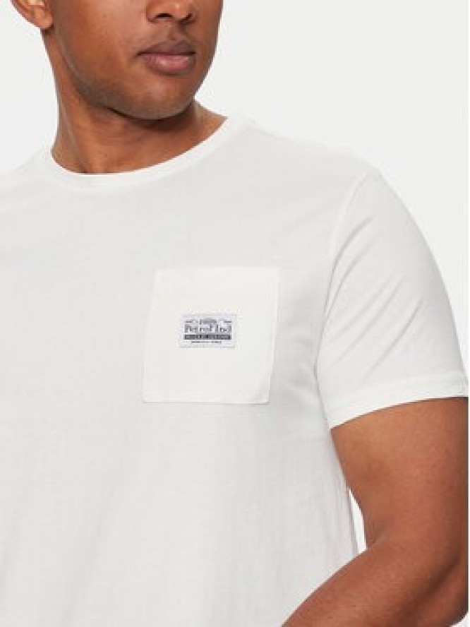 Petrol Industries T-Shirt M-1040-TSR639 Biały Regular Fit