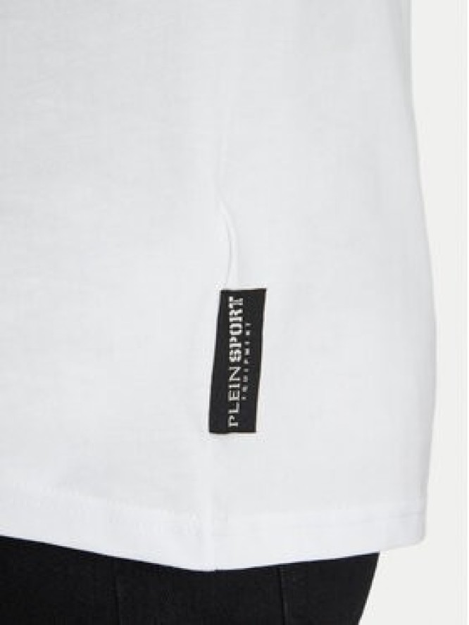 Plein Sport T-Shirt SAEC MTK8019 STE001N Biały Regular Fit