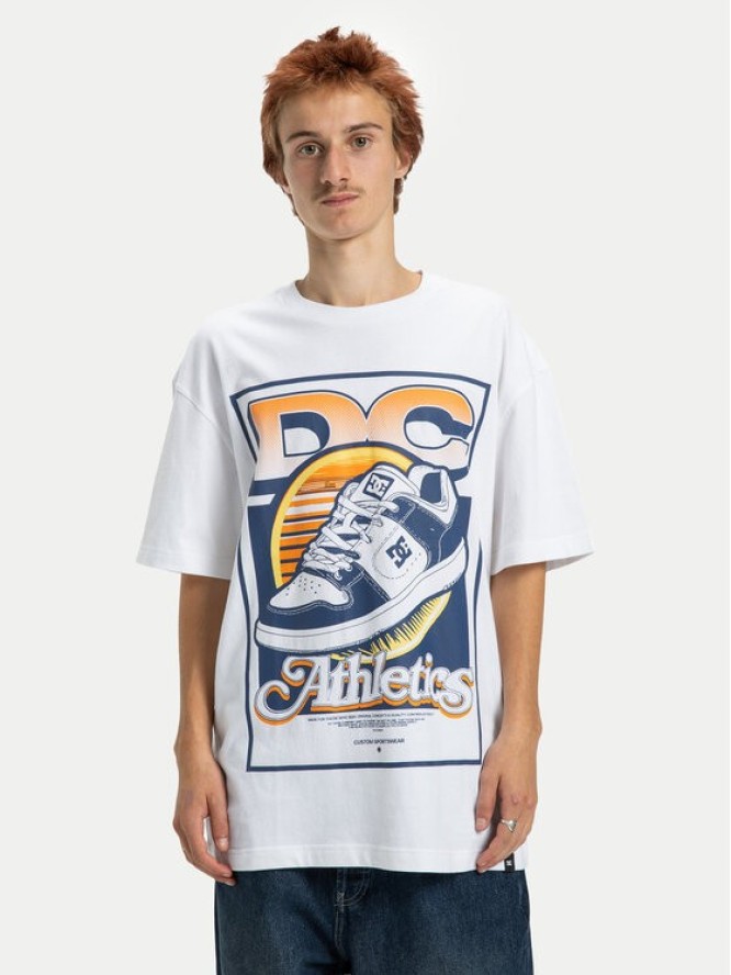 DC Shoes T-Shirt Manteca Tribute EDYZT04360 Biały Regular Fit