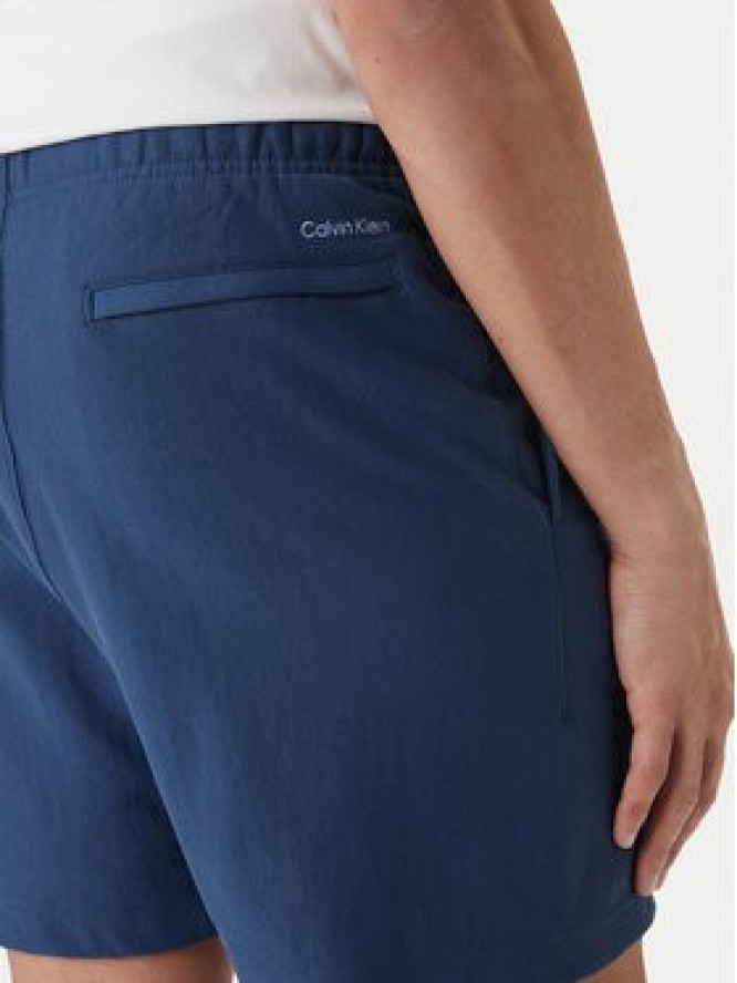 Calvin Klein Jeans Szorty sportowe Collegiate LV04RF275G Granatowy Regular Fit