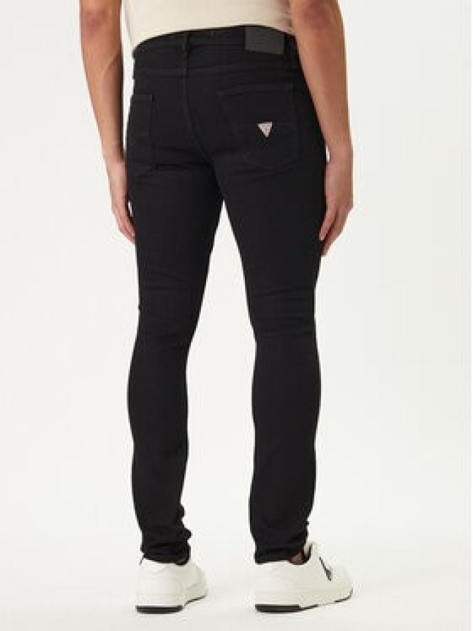 Guess Jeansy Chris M2YA27 D4Q51 Czarny Super Skinny Fit