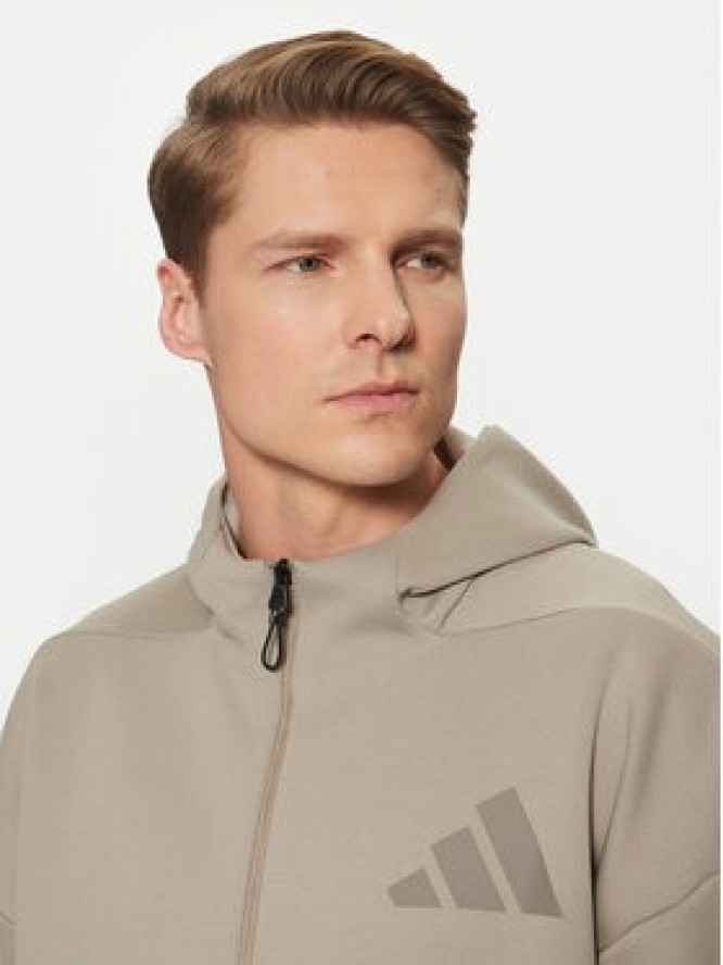 adidas Bluza Z.N.E. JC5495 Beżowy Regular Fit