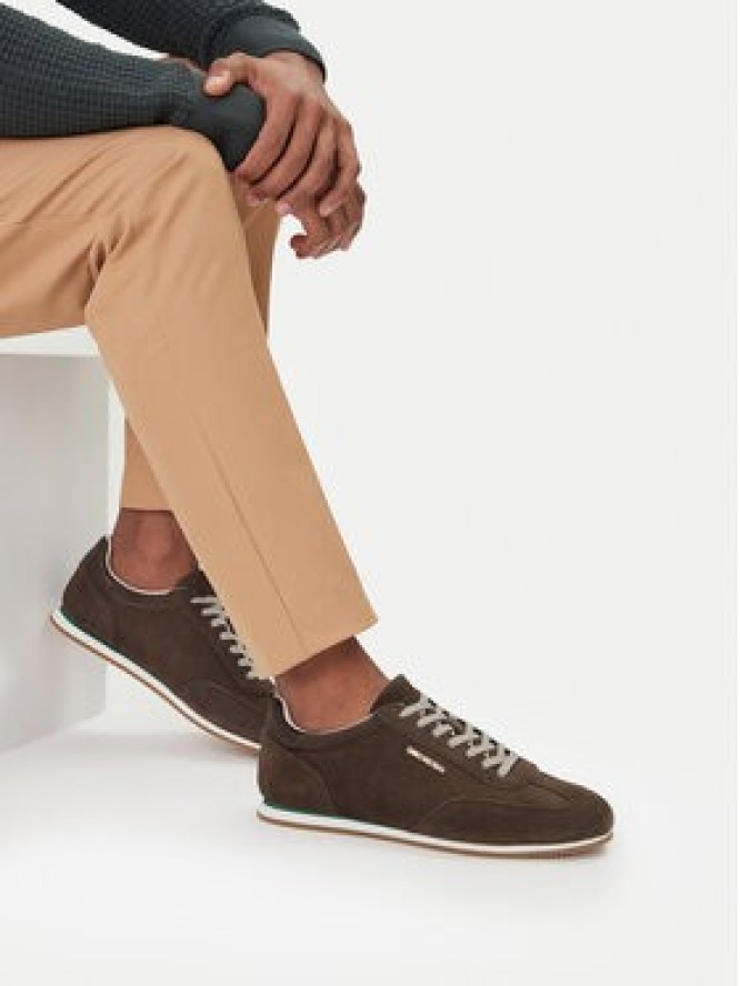 GINO ROSSI Sneakersy EO-ALFREDO-01 126AM Brązowy