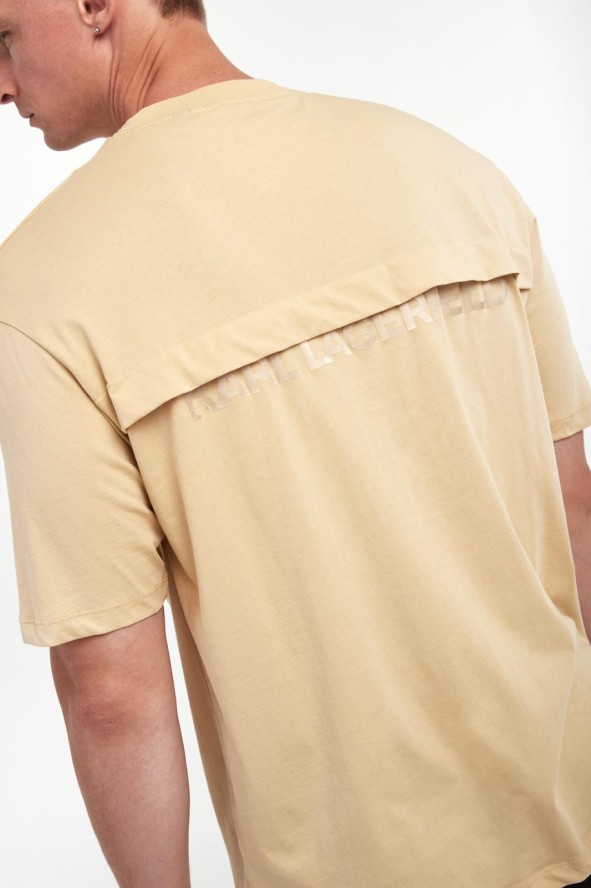 T-shirt męski z logo KARL LAGERFELD