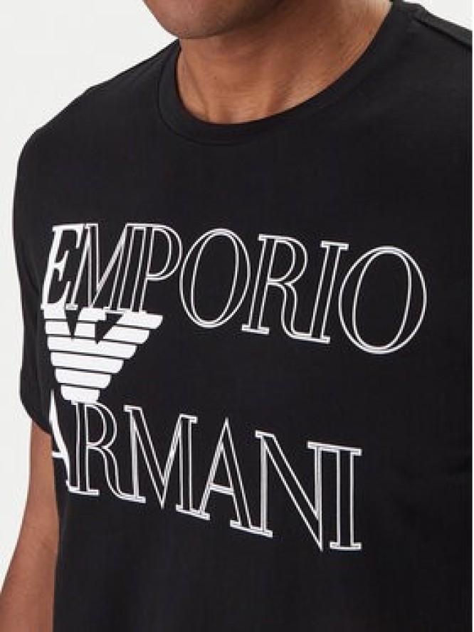 Emporio Armani T-Shirt EM000574 AF20434 UC001 Czarny Regular Fit